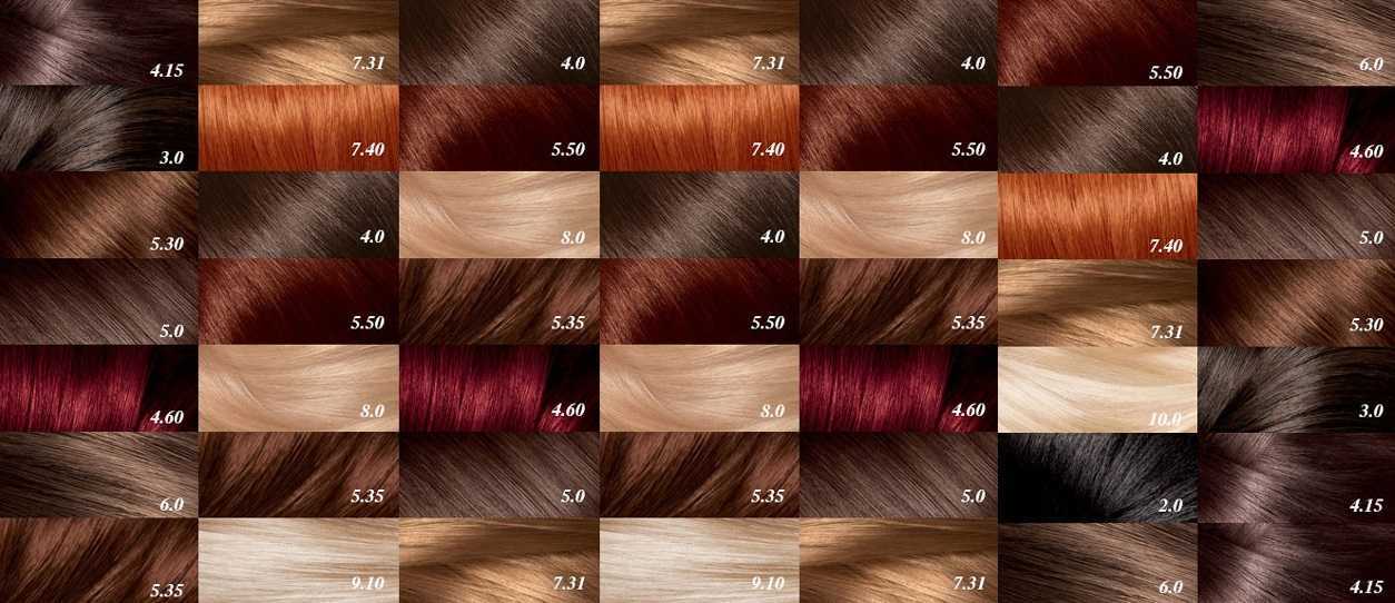 Сколько цветов красок для волос