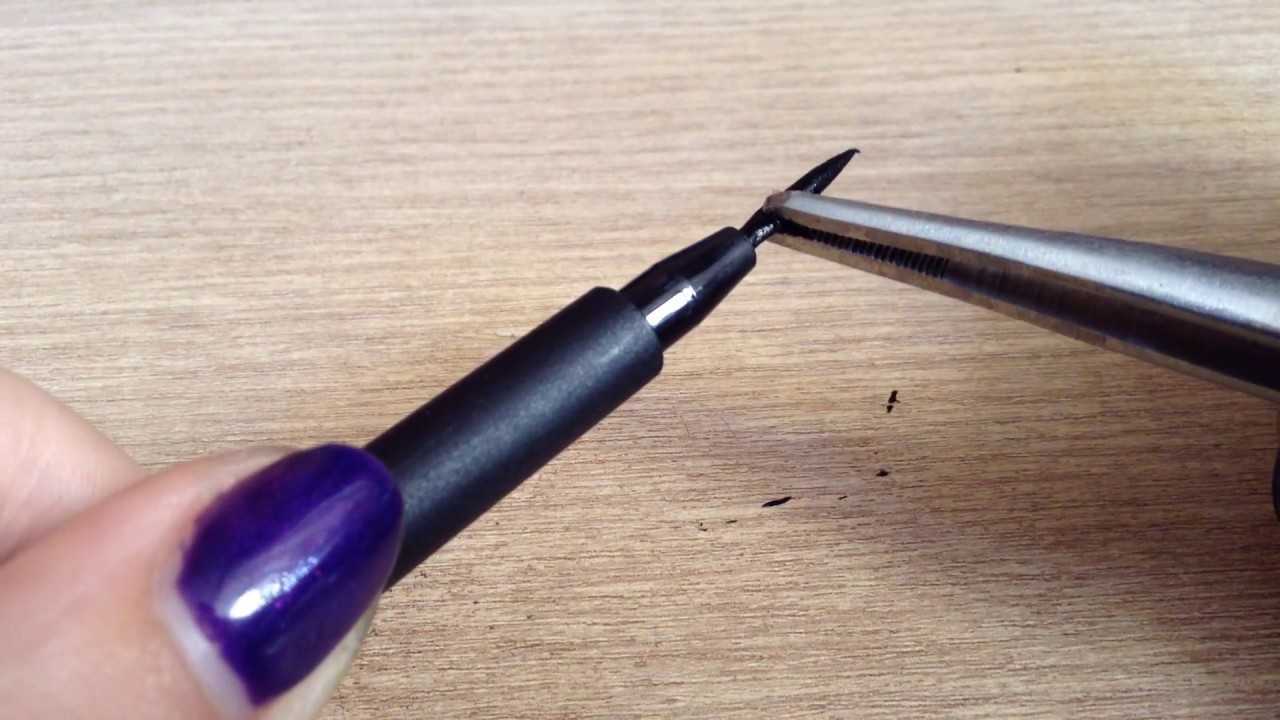 Как восстановить засохший маркер для бровей