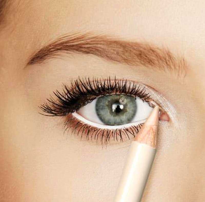 Как использовать белый карандаш для глаз  секрет визажиста, о котором мало кто знает Лучший способ научиться красить глаза