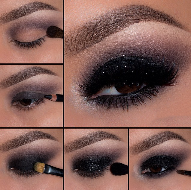 Смоки айс для зеленых глаз, пошаговая техника выполнения make up