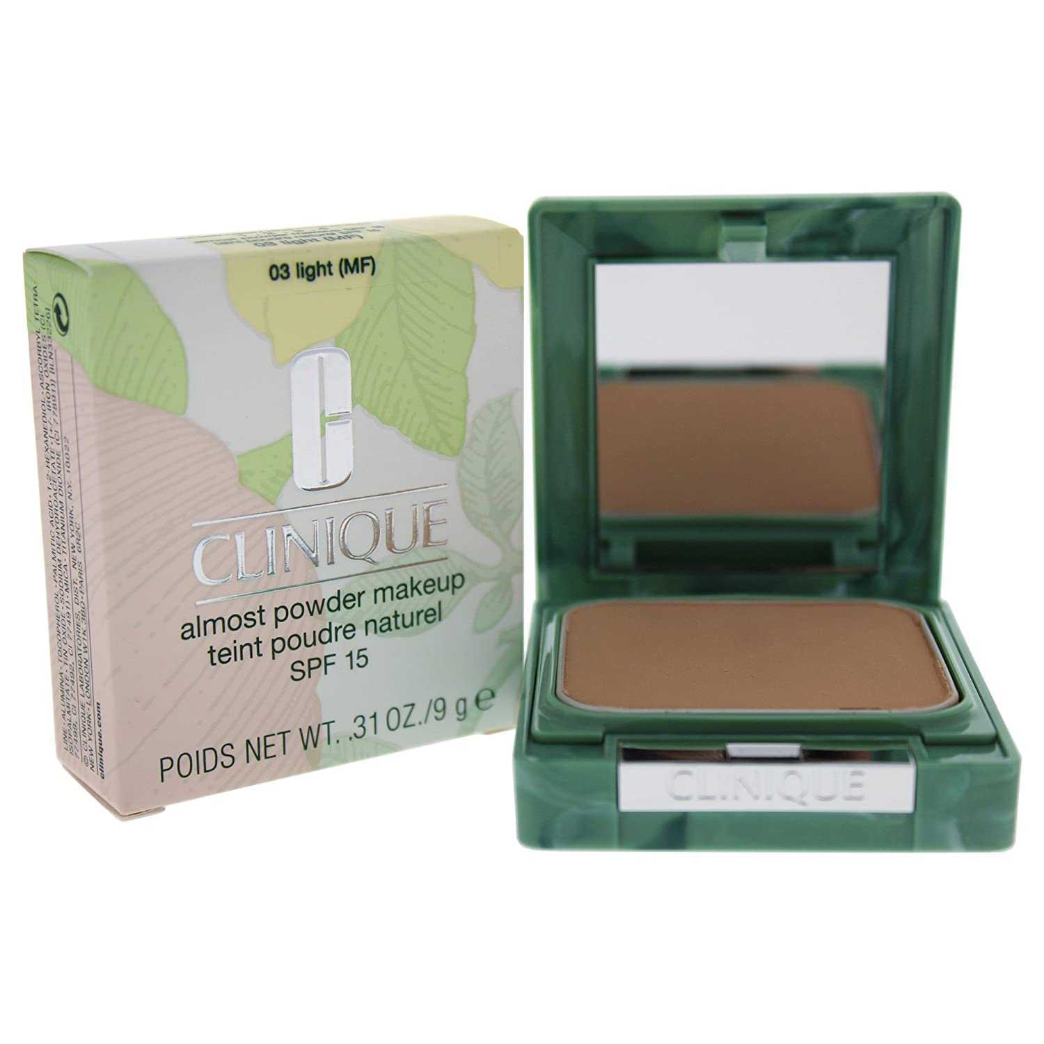 Пудра для лица компактная. компактная пудра almost powder makeup spf 15, clinique