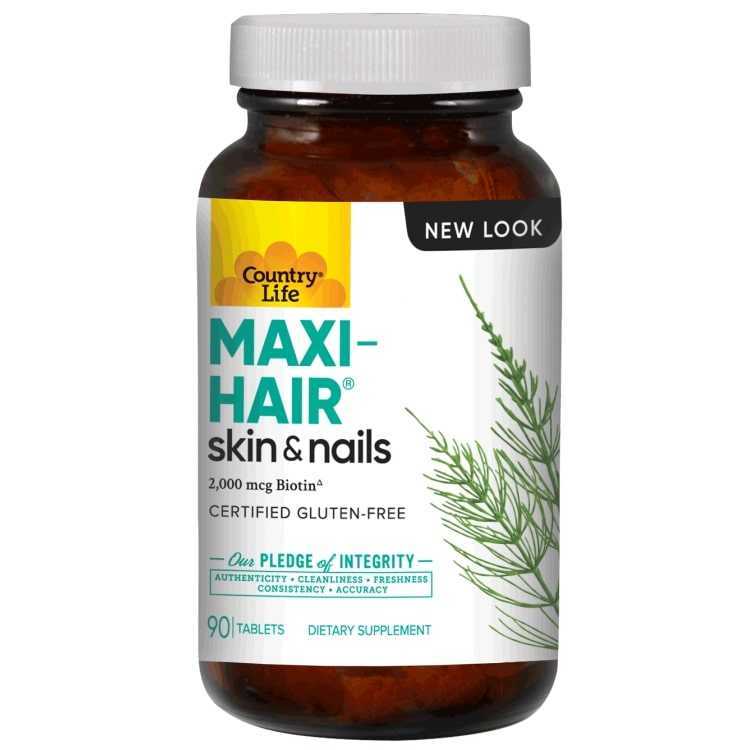 Витамины для волос "maxi-hair" от country life: полный состав, инструкция по применению и отзывы